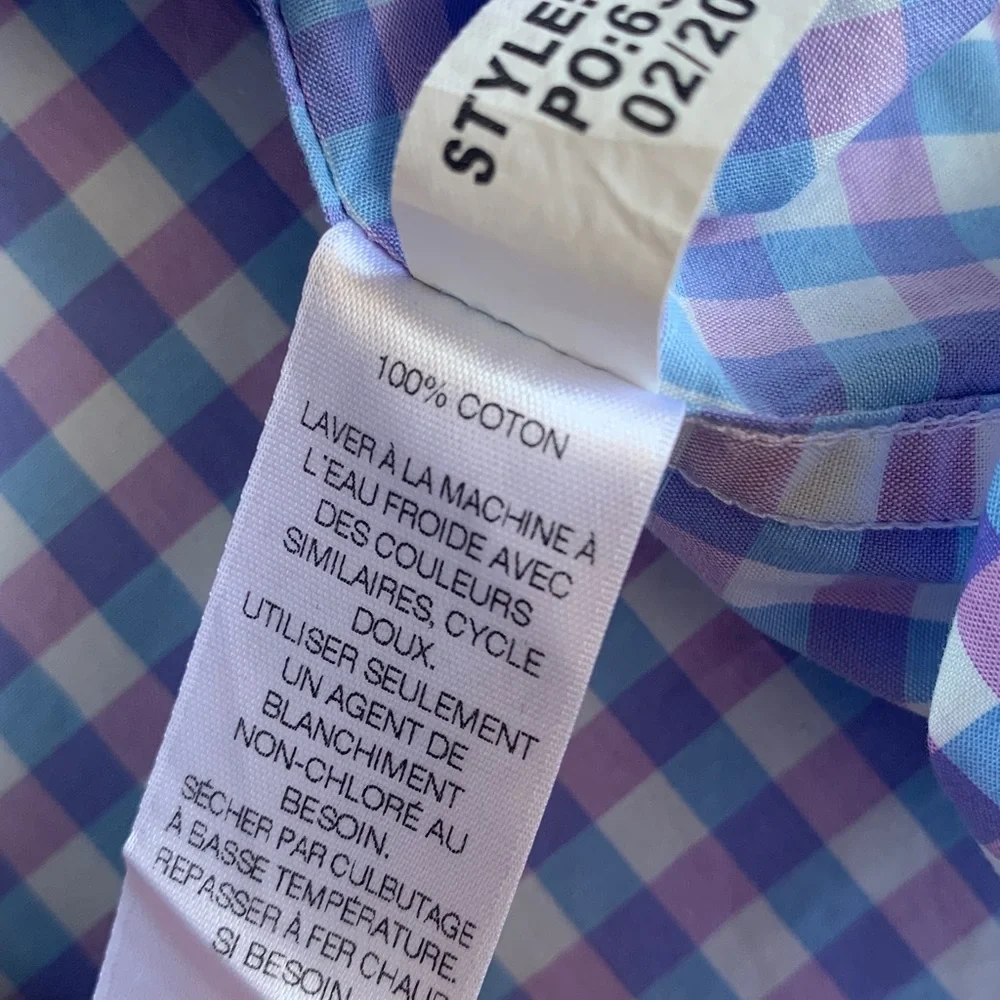 Vineyard Vines Boys Kids Checkered Button Down‎ Shirt